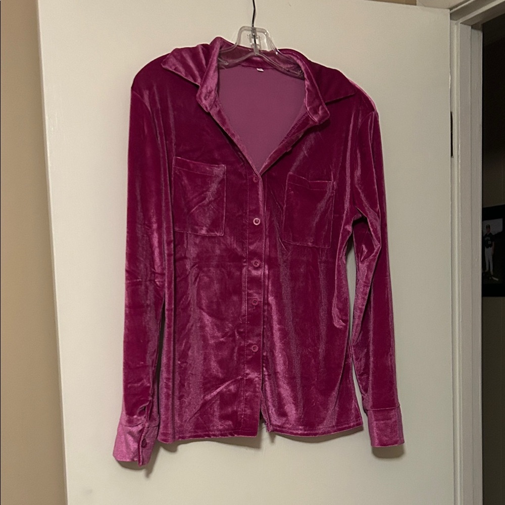 Velvet Pink Women's Blouse